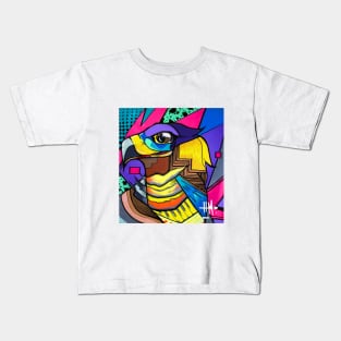 Hugus Eagle pop art Kids T-Shirt